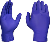 AMMEX Indigo Nitrile Disposable Exam Gloves, 3 Mil, Latex/Powder Free, Food-Safe, Textured, Non-Sterile, X-Large, Box of 100
