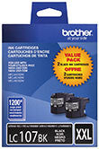 Brother LC1072PKS Original Black Super High Yield Ink Cartridge Dual Pack