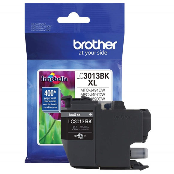 Brother LC3013BK High Yield Black Ink Cartridge (400 Yield)
