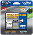 Brother TZEMQP35 Simply Stylish 1/2" White on Berry Pink Tape