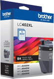 Brother Genuine LC402XLBK High Yield Black Ink Cartridge