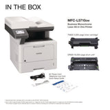 Brother MFC-L5710DW Business Monochrome Laser All-in-One Printer with Wireless Networking and Duplex Print, Scan, and Copy