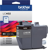 Brother Genuine LC402BK Standard Yield Black Ink Cartridge