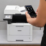 Brother DCP-L5510DN Business Monochrome Laser All-in-One Printer with Duplex Printing and Networking