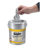 GOJO 639606EA Dual Textured Scrubbing Wipes Canister -72 Wipes