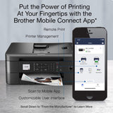 Brother MFC-J1010DW Wireless Color Inkjet All-in-One Printer with Mobile Device and Duplex Printing