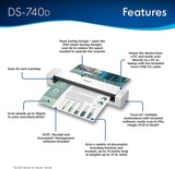 Brother DS-740D Duplex Compact Mobile Document Scanner