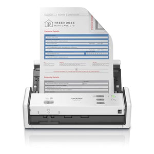 Brother ADS-1300 Compact Desktop Scanner | Scan Speeds of Up to 30ppm | Single Pass Double-Sided Scanning