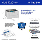 Brother HL-L3220CDW Wireless Compact Digital Color Printer