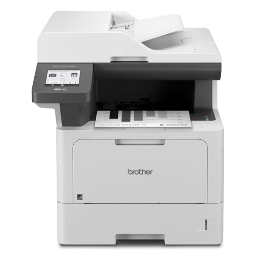 Brother MFC-L5710DW Business Monochrome Laser All-in-One Printer with Wireless Networking and Duplex Print, Scan, and Copy