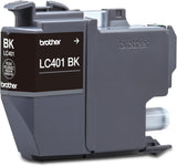 Brother Genuine LC401BK Standard Yield Black Ink Cartridge