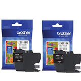 Brother LC3011BK Black Ink-2 Pack