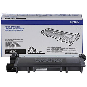 Brother TN630 Black Toner Cartridge for Brother DCP-L2540DW DCP-L2520DW  HL-L2300D HL-L2320D HL-L2340DW HL-L2360DWHL-L2380DW MFC-L2700DW MFC-L2720DW MFC-L2740DW - TN630 - Yield 1,200 Pages