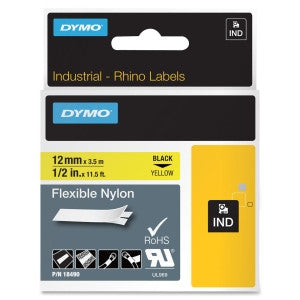 Dymo (18490) RhinoPRO Wire and Cable Label Tape - 0.50"
