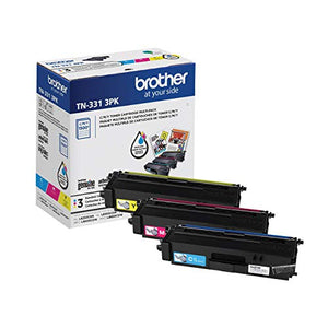 Brother TN331 Standard-Yield Color Toner (3) Pack TN3313PK