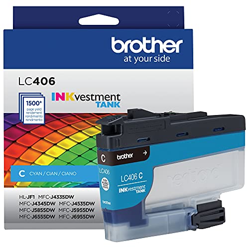 Brother LC406CS Standard Yield Cyan Ink Cartridge