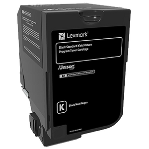 Lexmark 74C1SK0  Black Return Program Toner Cartridge (7,000 Yield)