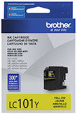 Brother LC101Y Original Yellow Ink Cartridge