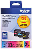 Brother LC1033PKS Original High Yield C/M/Y Ink Combo Pack