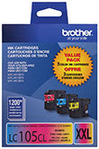 Brother LC1053PKS Original Super Yield C/M/Y Ink Combo Pack
