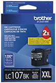 Brother LC107BK Original Black Super High Yield Ink Cartridge