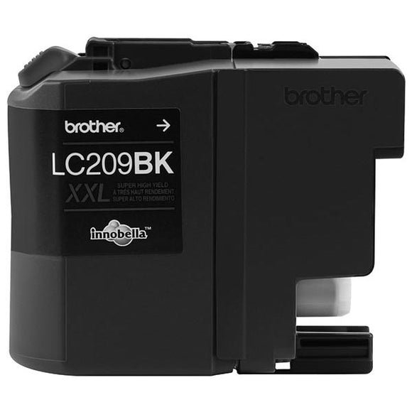 Brother LC209BK Super High Yield Black Ink Cartridge