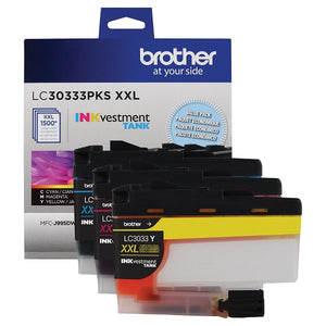 Brother LC30333PKS Super High Yield Cyan/ Magenta/ Yellow Ink Cartridge Multipack