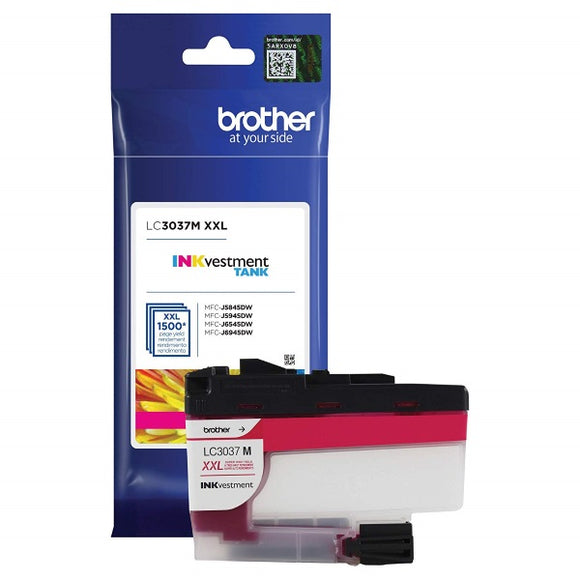 Brother LC3037M Super High Yield Magenta Ink Cartridge (1,500 Yield)