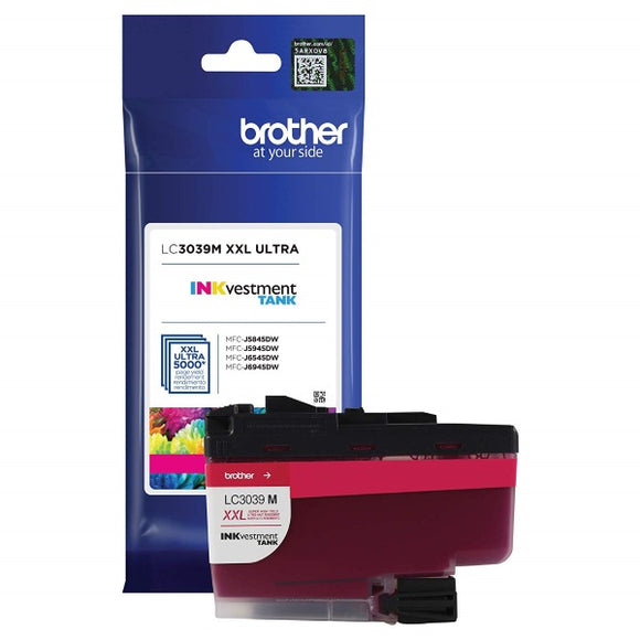 Brother LC3039M Ultra High Yield Magenta Ink Cartridge (5,000 Yield)