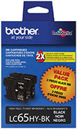 Brother LC652PKS Original Black Ink Twin Pack (2 x 900 Yield)