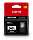 Canon 5206B001 PG-240XL Original High Yield Black Ink Cartridge 300 Yield