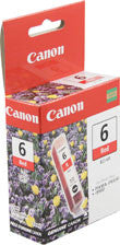 Canon 8891A003 BCI-6R Original Red Ink Tank