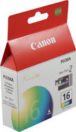 Canon 9818A003 BCI-16 Original Color Ink Tank Twin Pack