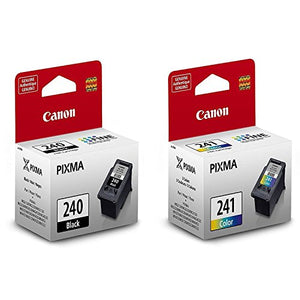 Canon Pixma PG-240 (5207B001) Black & CL-241 (5209B001) Color Ink Cartridge-2 Pack