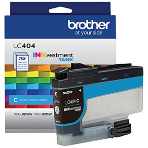 Brother LC404CS Standard Yield Cyan Ink Cartridge