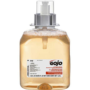 Gojo 5162 Luxury Foam Antibacterial Handwash - 1250 ML Refill (3) Pack