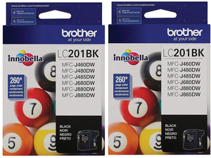 Brother LC201BK Ink Cartridge-2 pack