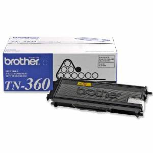 Brother TN360 Original Black High Yield Toner Cartridge (2,600 Yield)